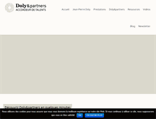 Tablet Screenshot of dolypartners.com